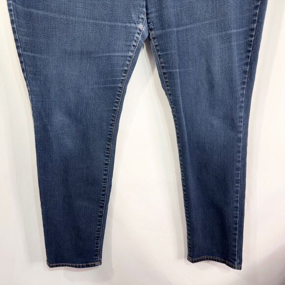 Old Navy‎ Plus Size 20 Jeans Blue Mid Rise Rockstar Skinny Cotton Stretch 833 - Picture 4 of 10